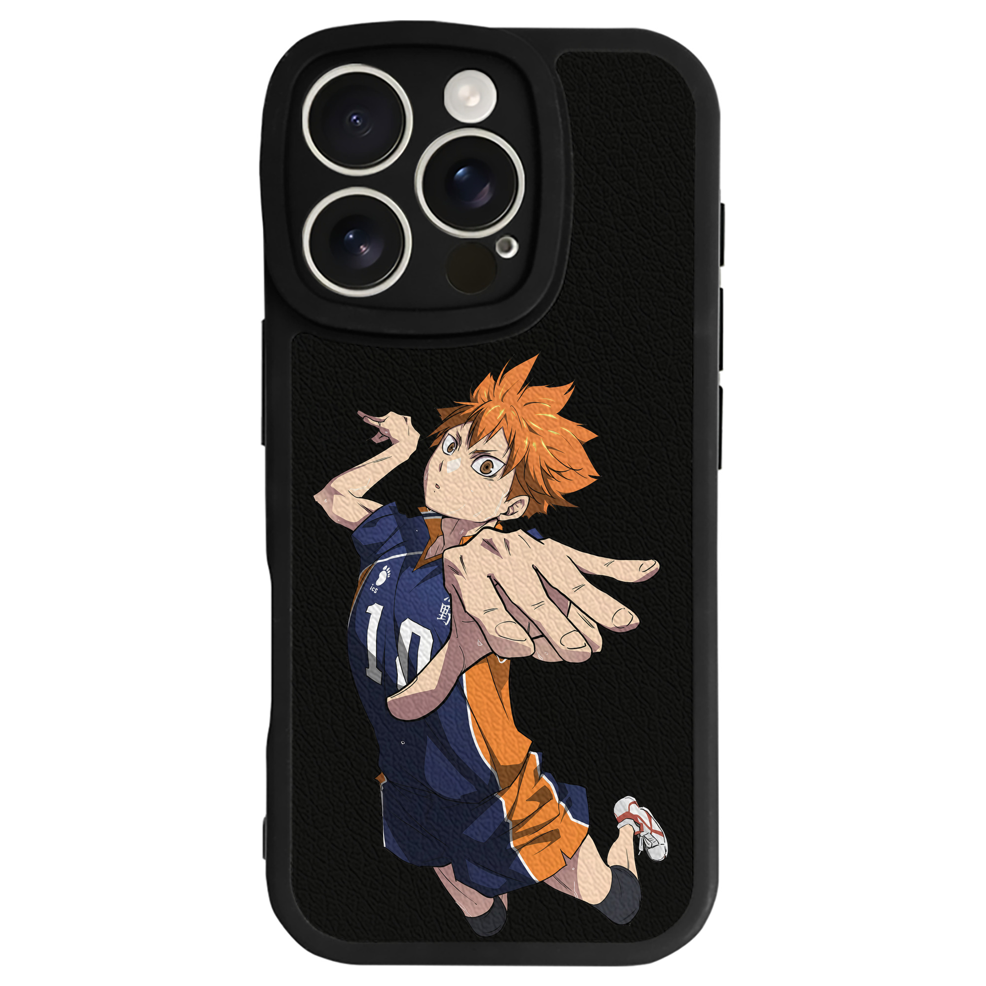 （画像用） ハイキュー!! Haikyu!! 【iPhone 16シリーズ対応】シリコンスマホケース（レザー調） 材質：シリコン